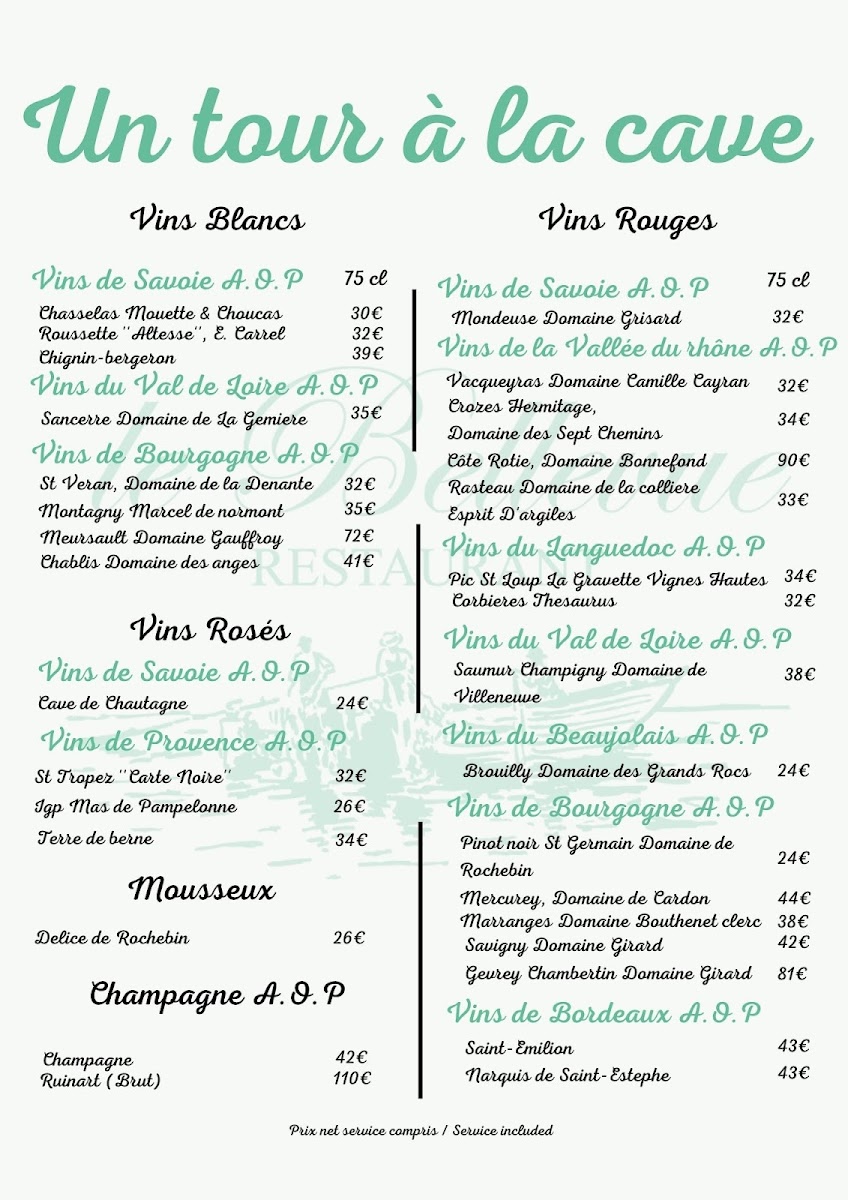 Menu Restaurant Le Bellevue-2